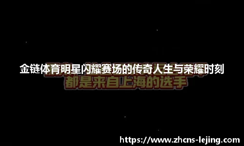 金链体育明星闪耀赛场的传奇人生与荣耀时刻