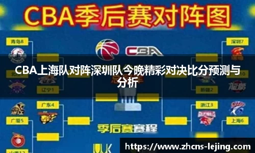 CBA上海队对阵深圳队今晚精彩对决比分预测与分析