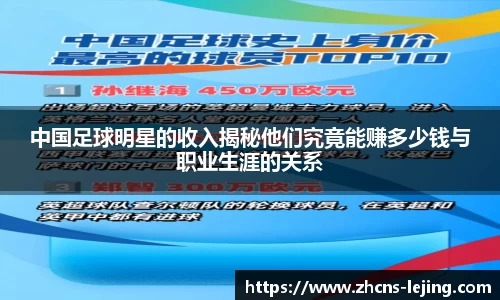 中国足球明星的收入揭秘他们究竟能赚多少钱与职业生涯的关系
